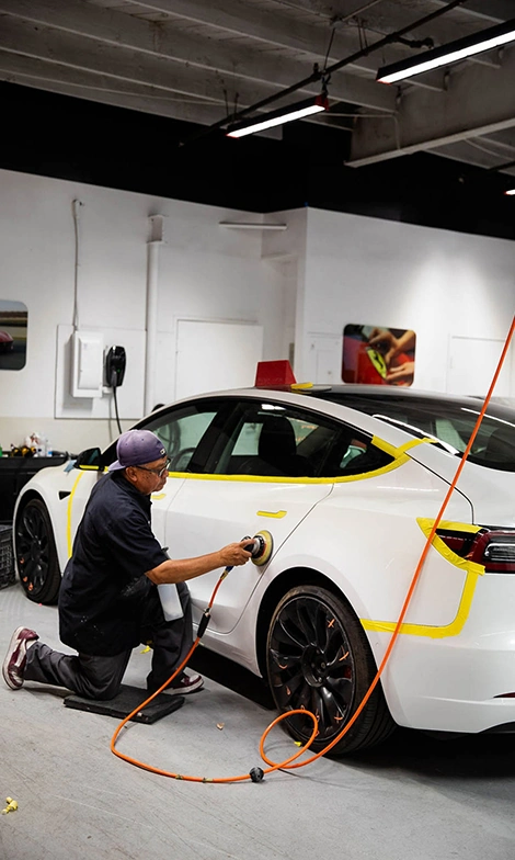 tesla body shop los angeles